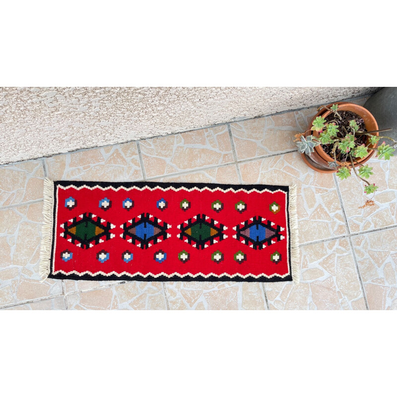 Scandinavian vintage Rolakan rug in wool