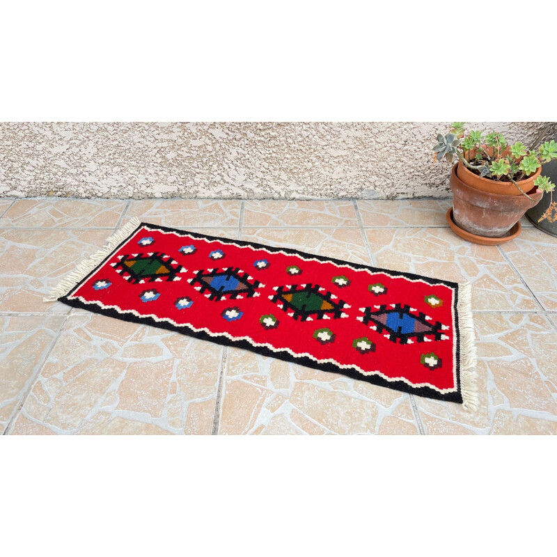 Tapis scandinave vintage Rolakan en laine