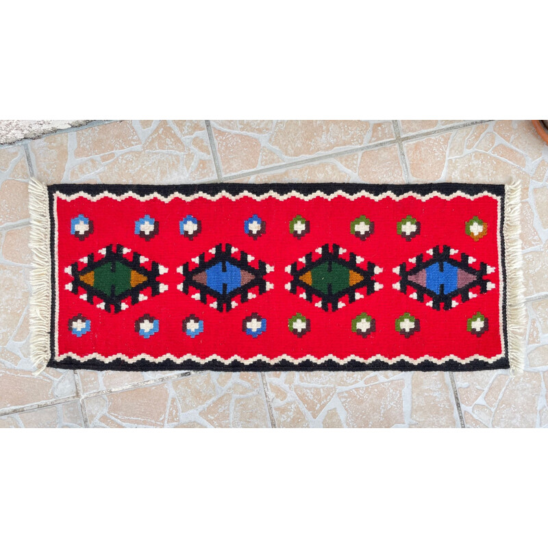 Scandinavian vintage Rolakan rug in wool