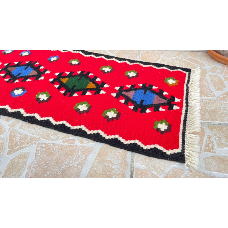 Scandinavian vintage Rolakan rug in wool