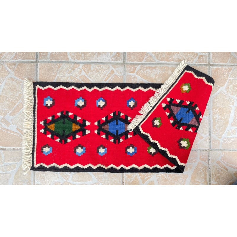 Scandinavian vintage Rolakan rug in wool