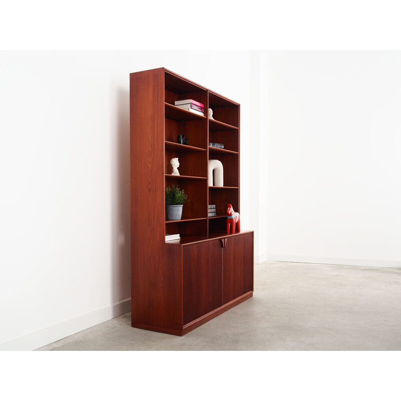 Vintage teak bookcase by Illums Bolighus, Denmark 1970s