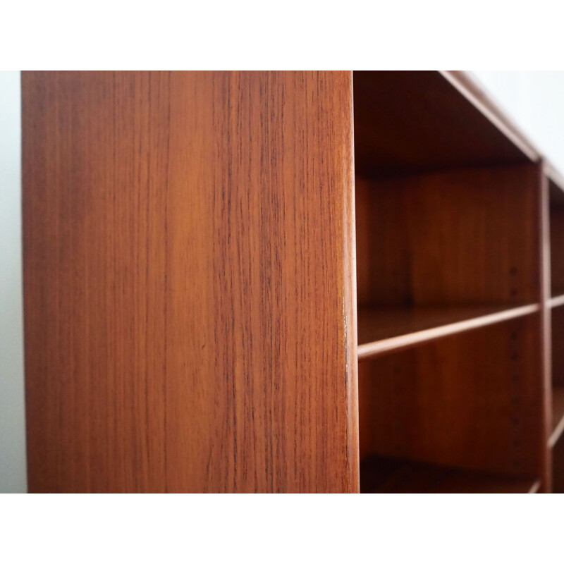 Vintage teak bookcase by Illums Bolighus, Denmark 1970s