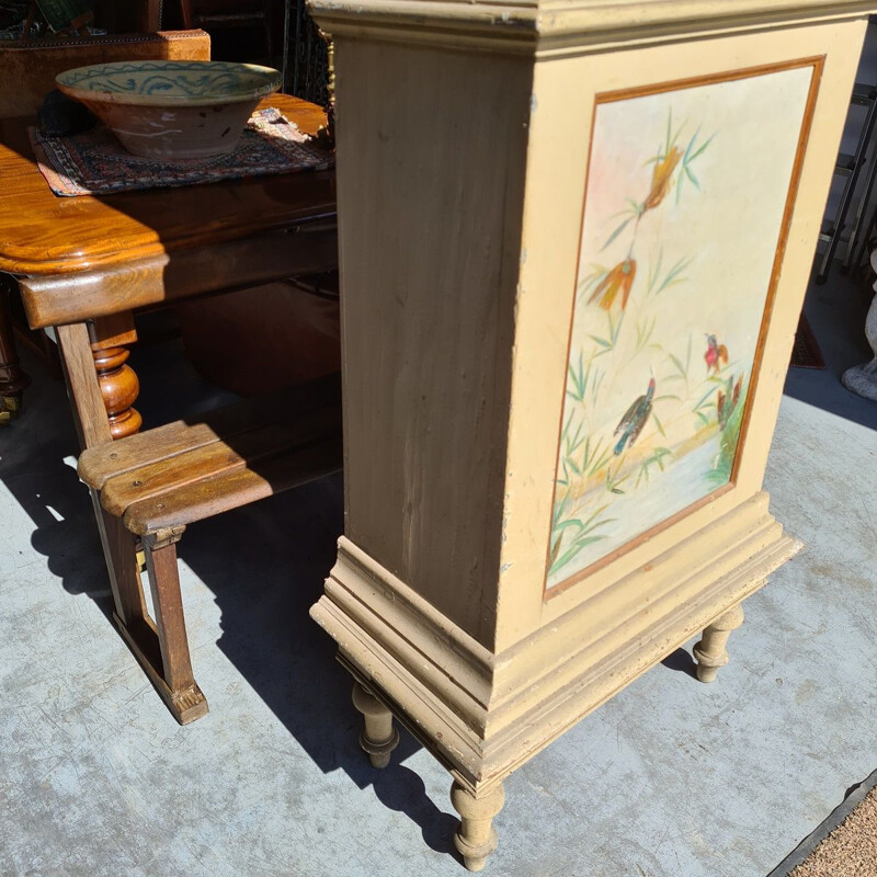 Vintage French Comtoise painted