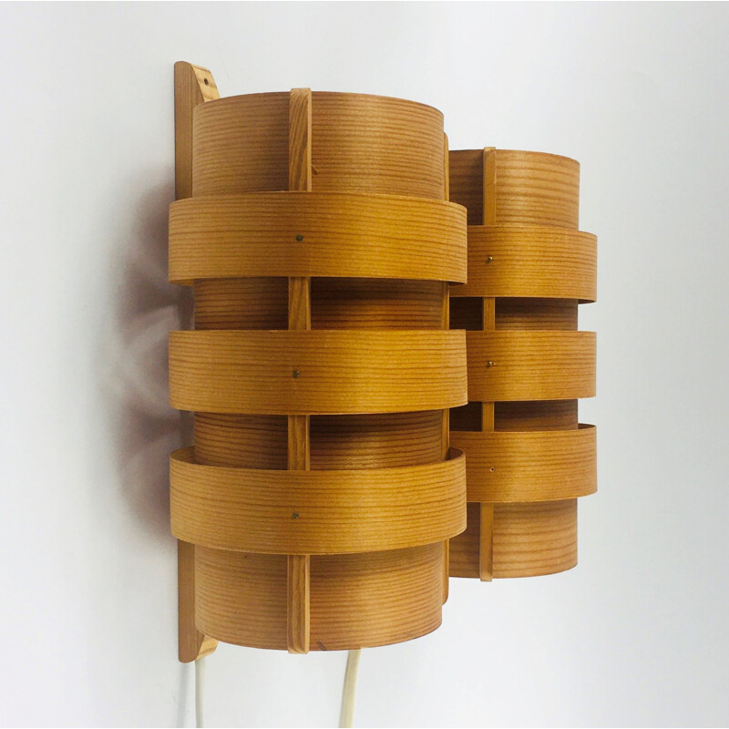 Pair of Scandinavian vintage wall lamps model V 280 by Hans Agne Jakobsson for Ellysett, Sweden 1960s