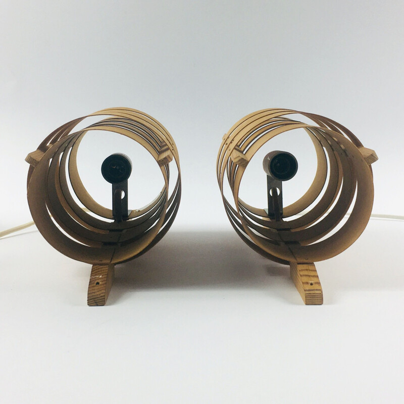 Pair of Scandinavian vintage wall lamps model V 280 by Hans Agne Jakobsson for Ellysett, Sweden 1960s