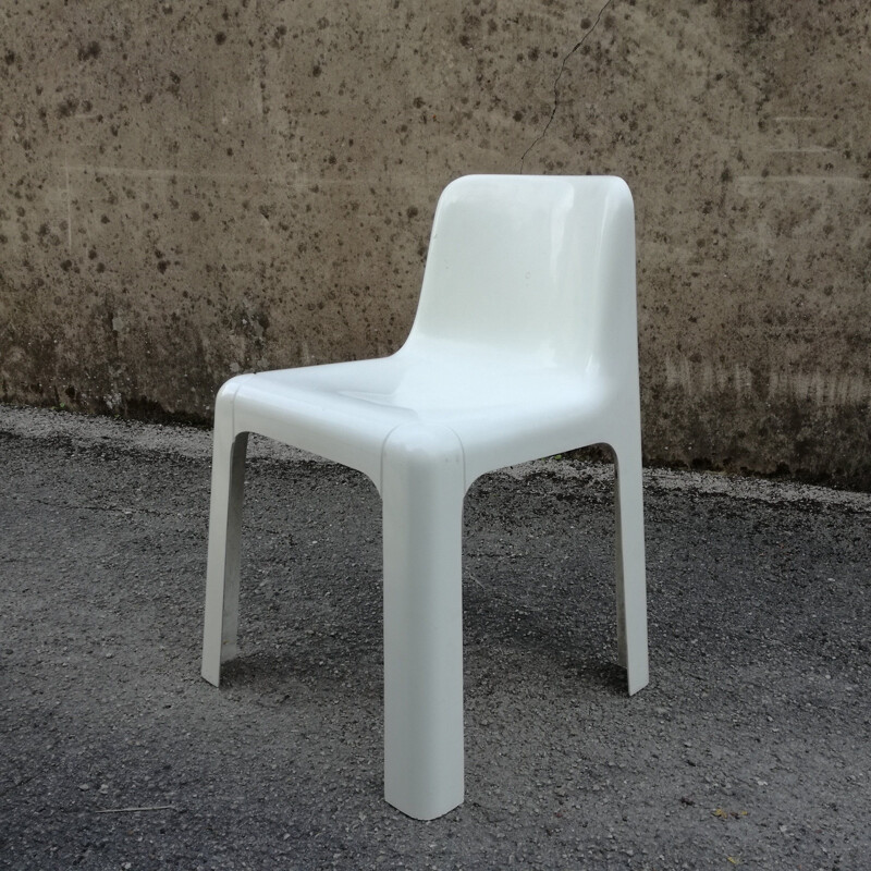 Silla francesa vintage de Marc Berthier para Ozoo International, 1970