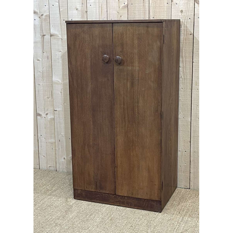 Vintage English oakwood cabinet, 1950