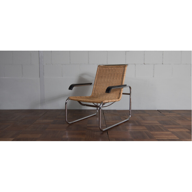 Vintage cantilever Thonet "B35" chair, Marcel BREUER - 1980s