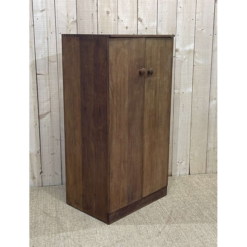 Vintage English oakwood cabinet, 1950