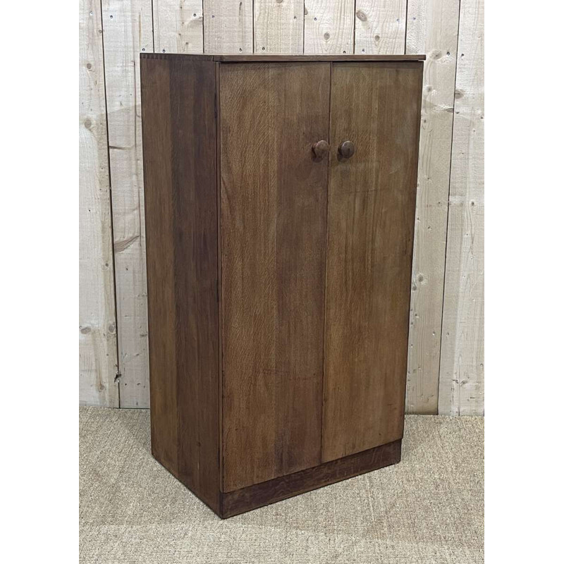 Vintage English oakwood cabinet, 1950