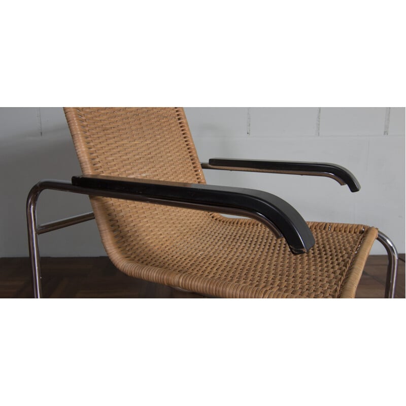 Vintage cantilever Thonet "B35" chair, Marcel BREUER - 1980s