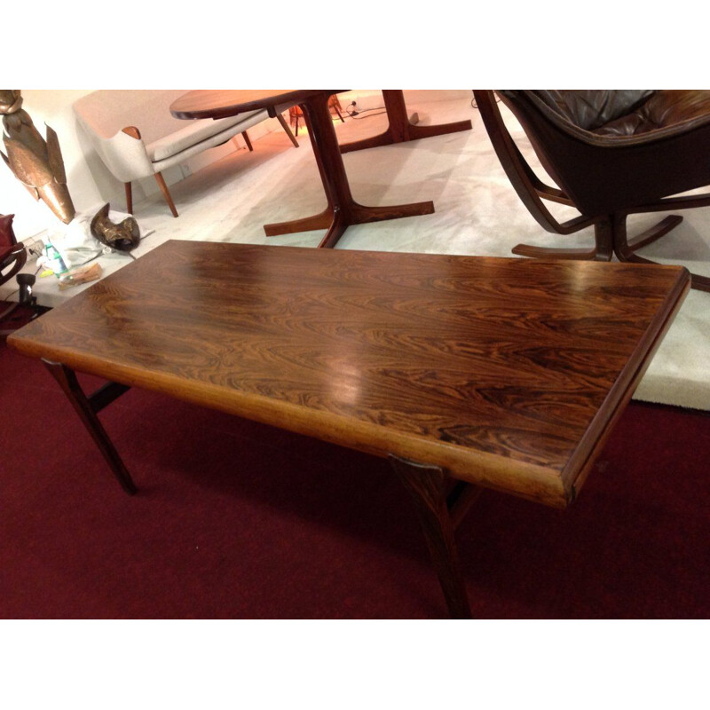 Vintage Scandinavian rosewood coffee table by Johannes Andersen, 1960