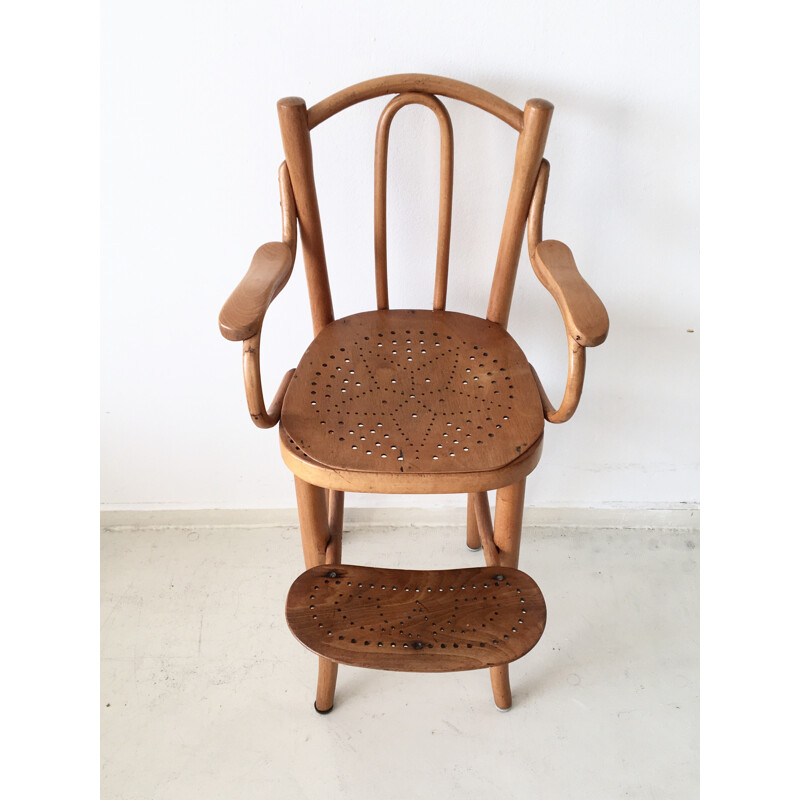 Thonet children's chair in wood - 1930s