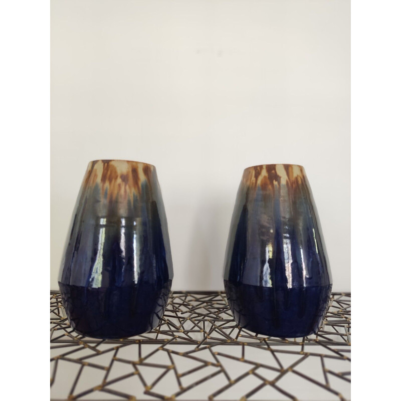 Ein Paar Vintage-Vasen von Joseph Talbot, 1930