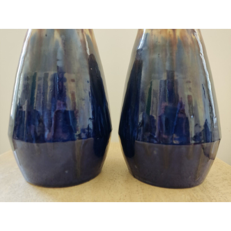 Pair of vintage vases by Joseph Talbot, 1930