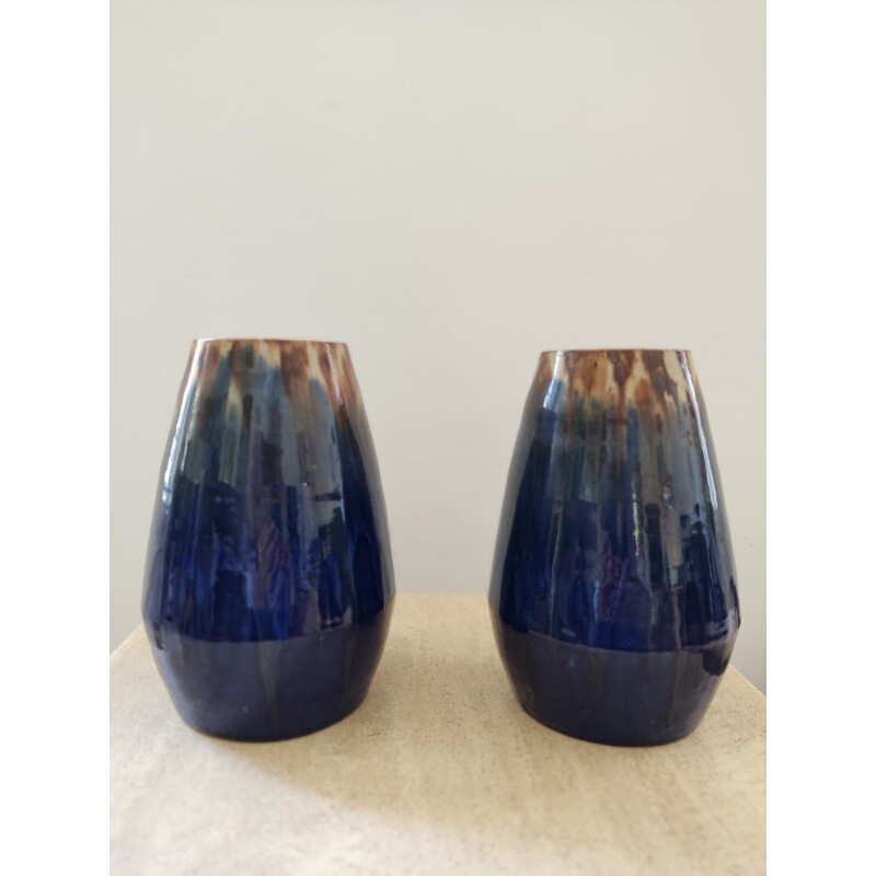 Pair of vintage vases by Joseph Talbot, 1930