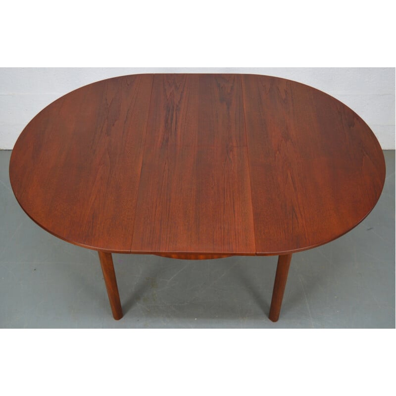 McIntosh teak extendable dining table and chairs - 1960s