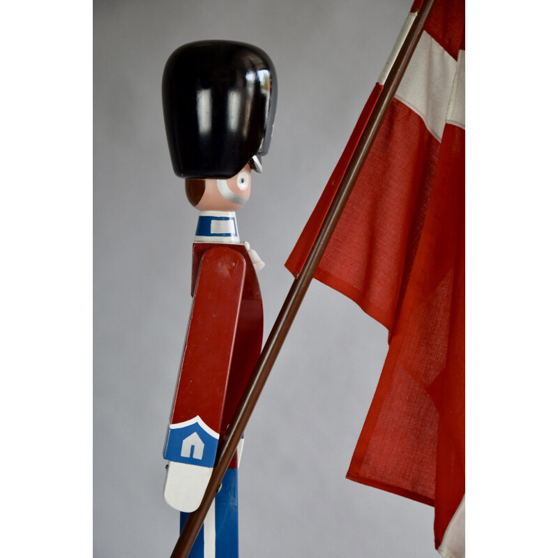 Vintage wooden king's guard by Kay Bojesen, 1960