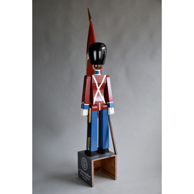 Vintage wooden king's guard by Kay Bojesen, 1960
