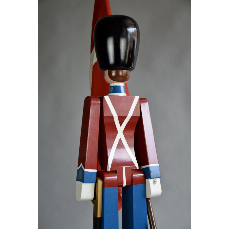 Vintage wooden king's guard by Kay Bojesen, 1960