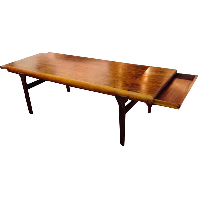 Vintage Scandinavian rosewood coffee table by Johannes Andersen, 1960