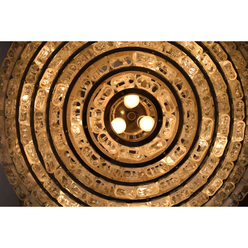 Mid century Murano blown glass chandelier