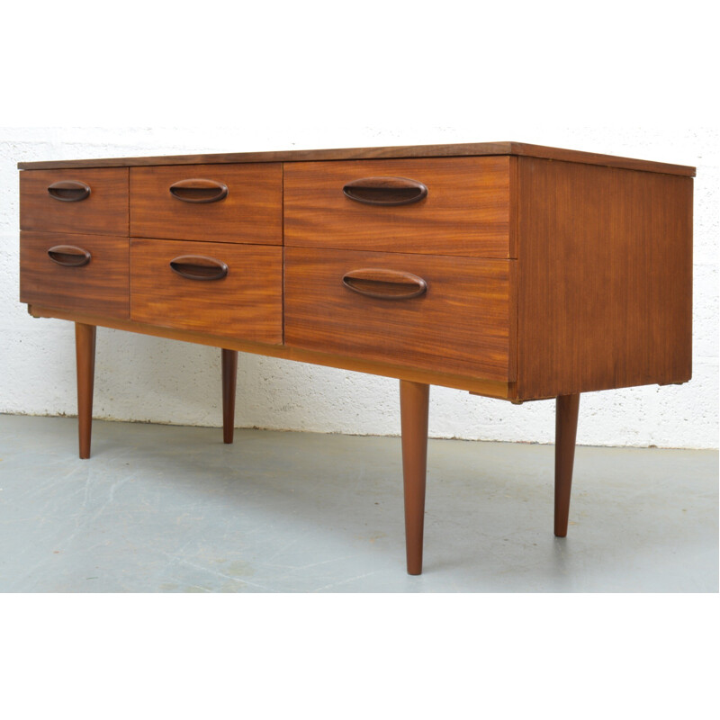 Commode vintage en teck - 1960