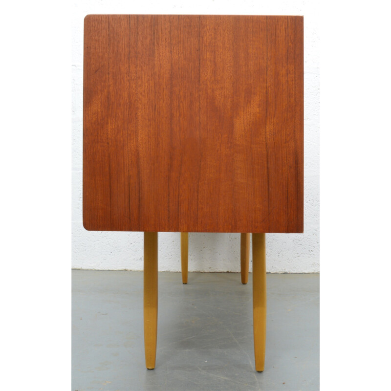 Mid-century teak desk with drawers, William LAWRENCE - 1960s