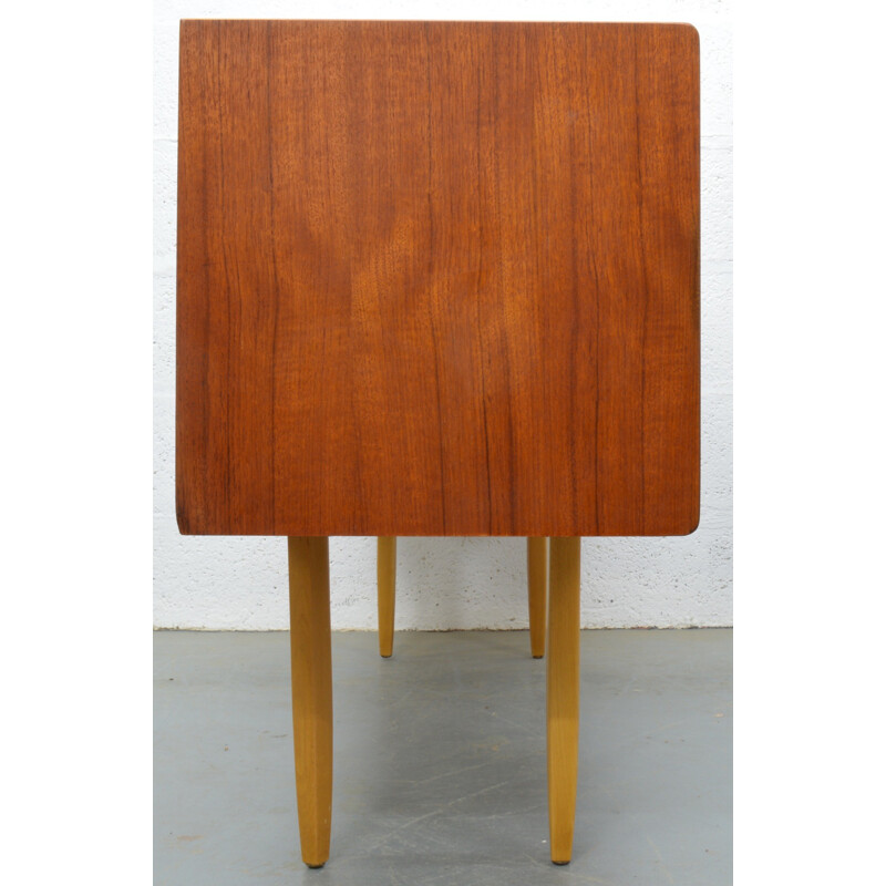 Mid-century teak desk with drawers, William LAWRENCE - 1960s