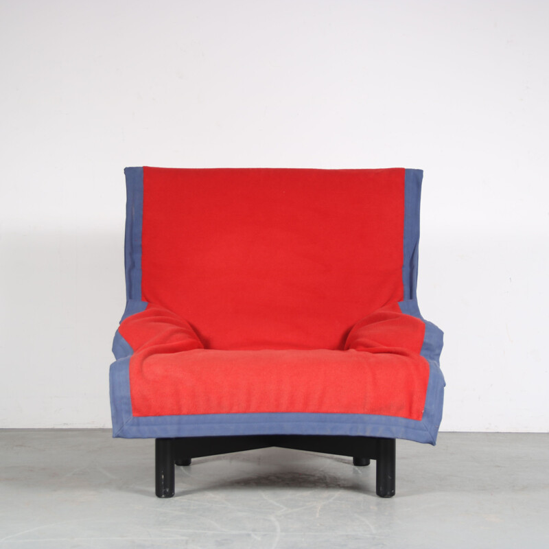 Vintage "Sinbad" armchair by Vico Magistretti for Cassina, Italy 1980s