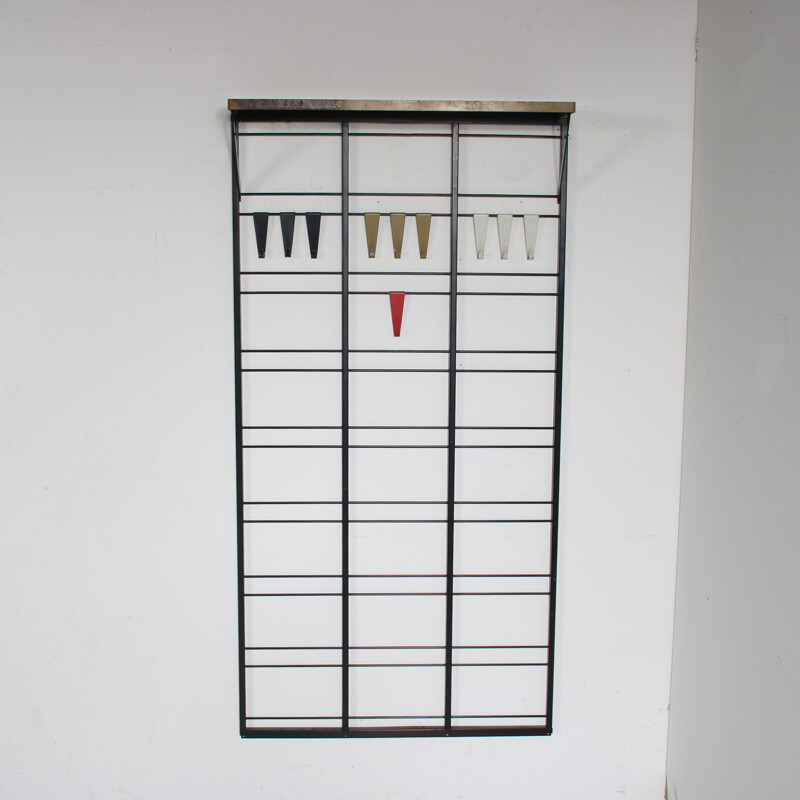 Appendiabiti vintage "Tone Ladder" di Coen de Vries per Pilastro, Paesi Bassi 1950