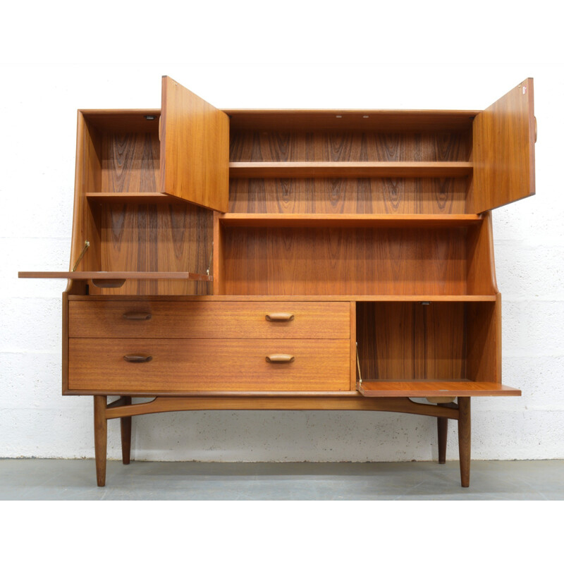 Mid-century teak G-Plan highboard - 1960s