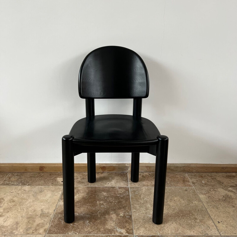 Cadeira de pinho Vintage da Rainer Daumiller, Suécia 1970