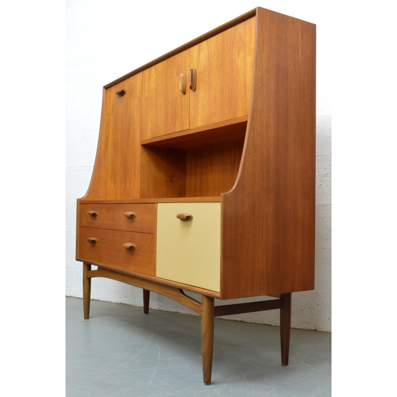 Mid-century teak G-Plan highboard - 1960s