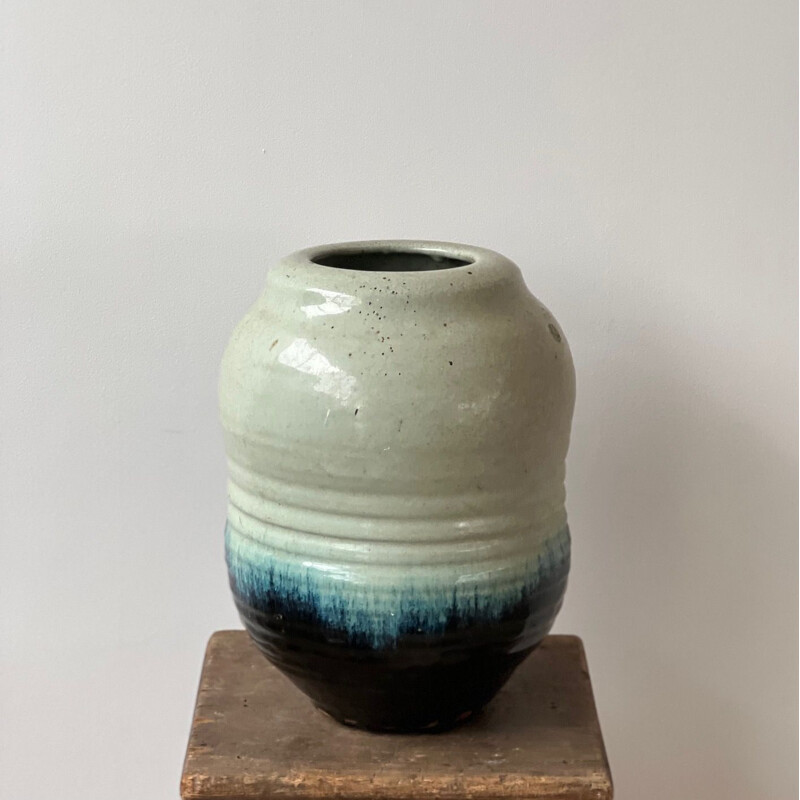 Vase vintage en céramique, France 1960