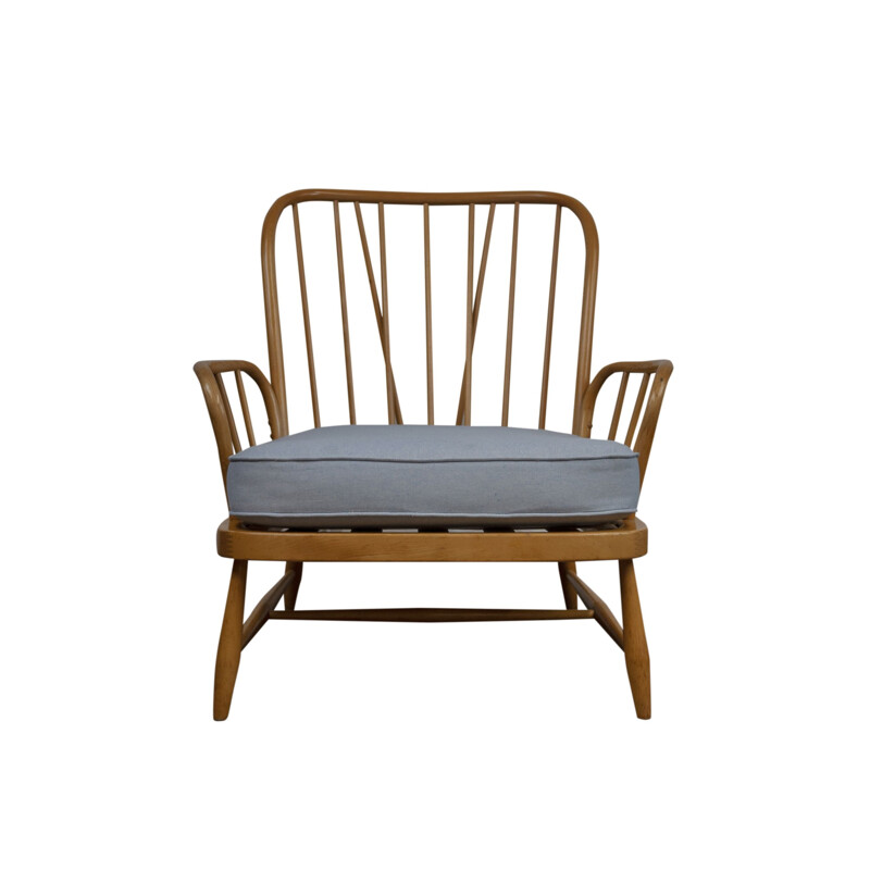 Juego de salón Windsor Jubilee de madera de olmo vintage de Ercol, 1960