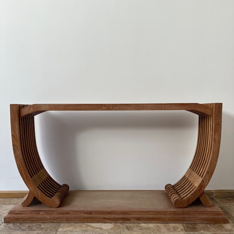 English mid-century console table, 1970-1980s