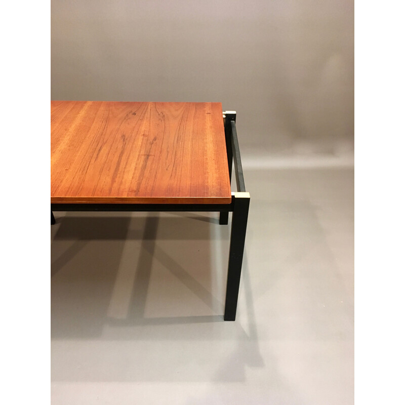 High extendable table in teak - 1950s