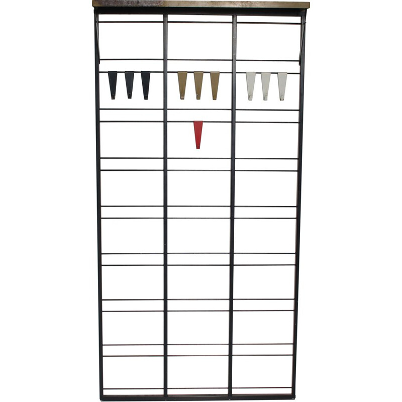 Vintage "Tone Ladder" coat rack by Coen de Vries for Pilastro, Netherlands 1950s