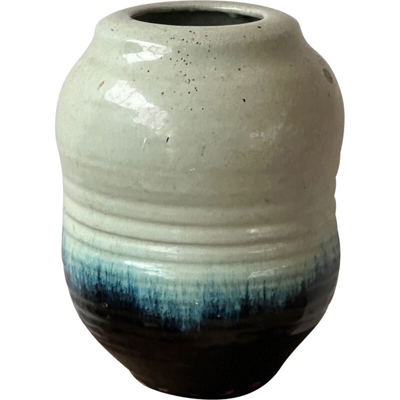 Vaso de cerâmica Vintage, França 1960
