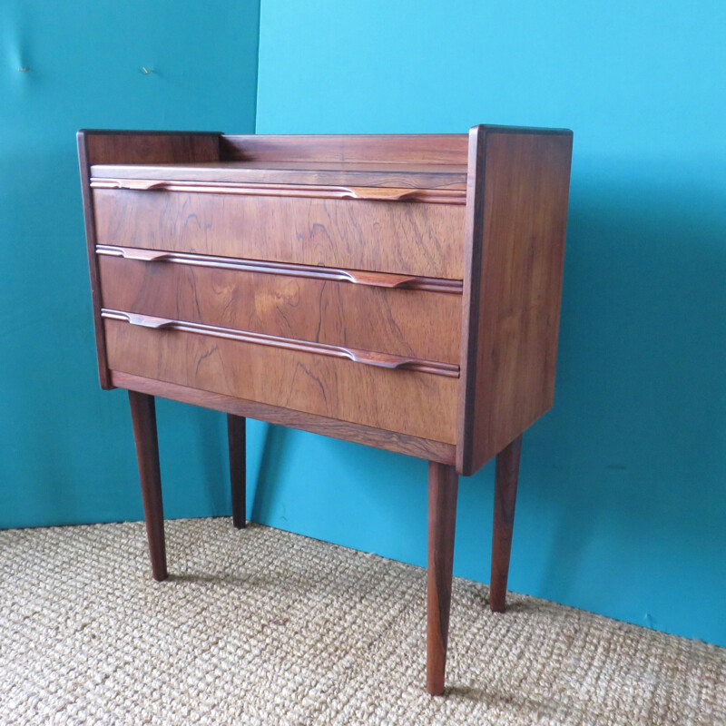 Petite commode danoise en palissandre - 1960