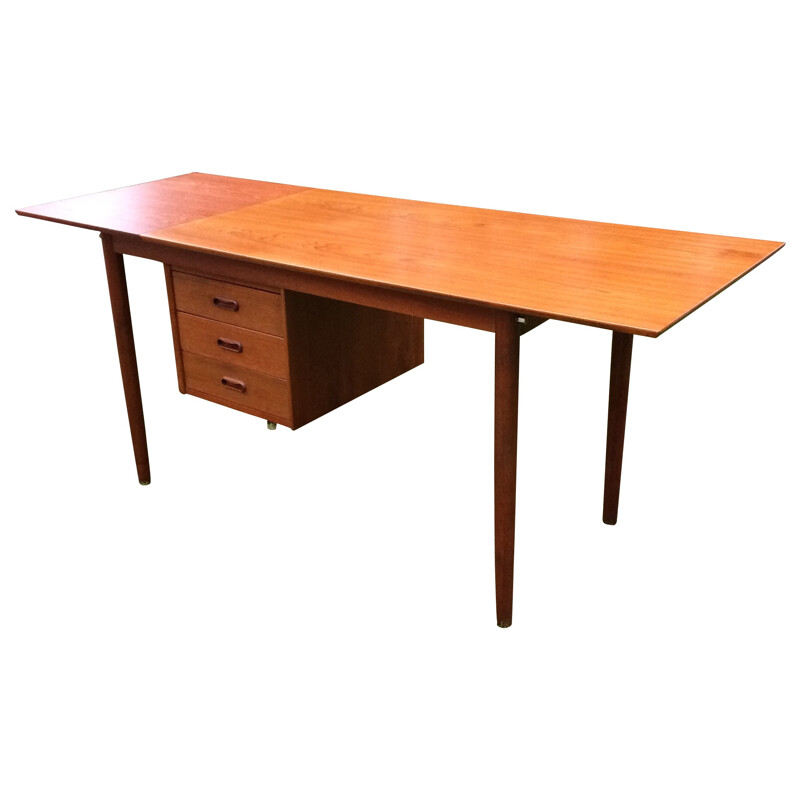 Desk in teak, Arne VODDER - 1950s