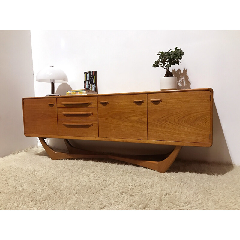 Mid-century Scottish Beithcraft sideboard in teak wood - 1960s