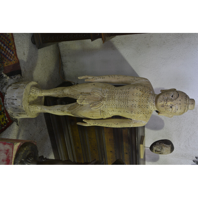 Statut chinoise vintage en bois