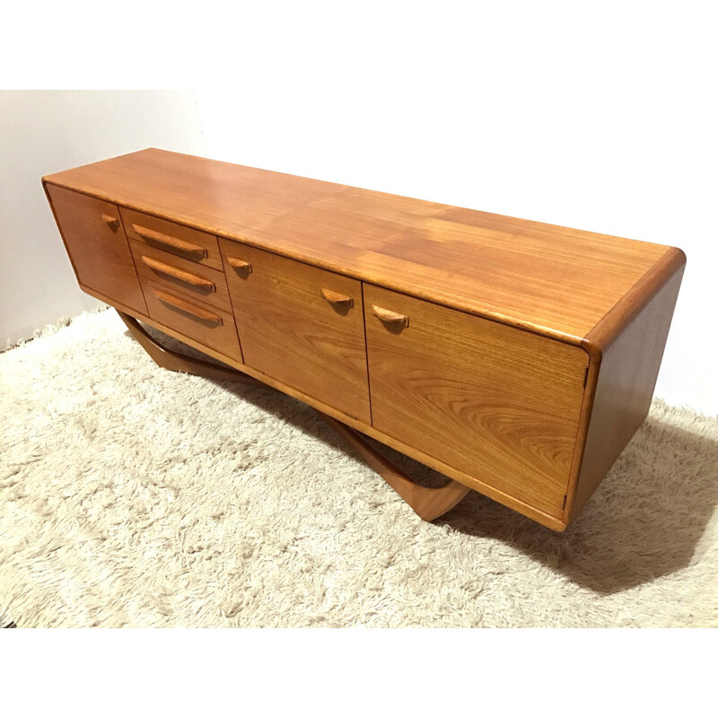 Mid-century Scottish Beithcraft sideboard in teak wood - 1960s