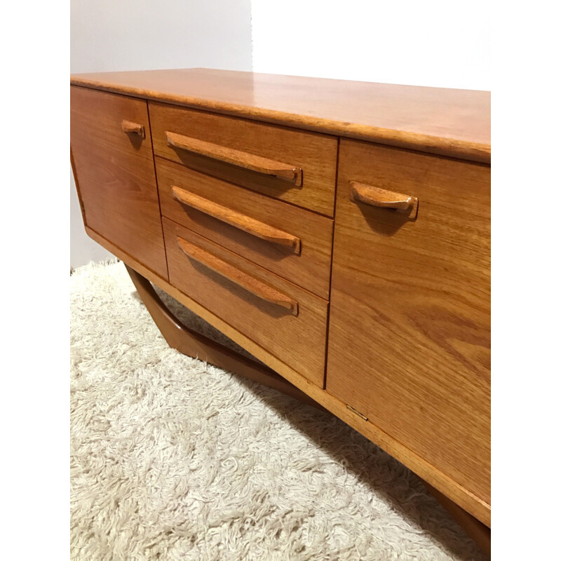 Mid-century Scottish Beithcraft sideboard in teak wood - 1960s