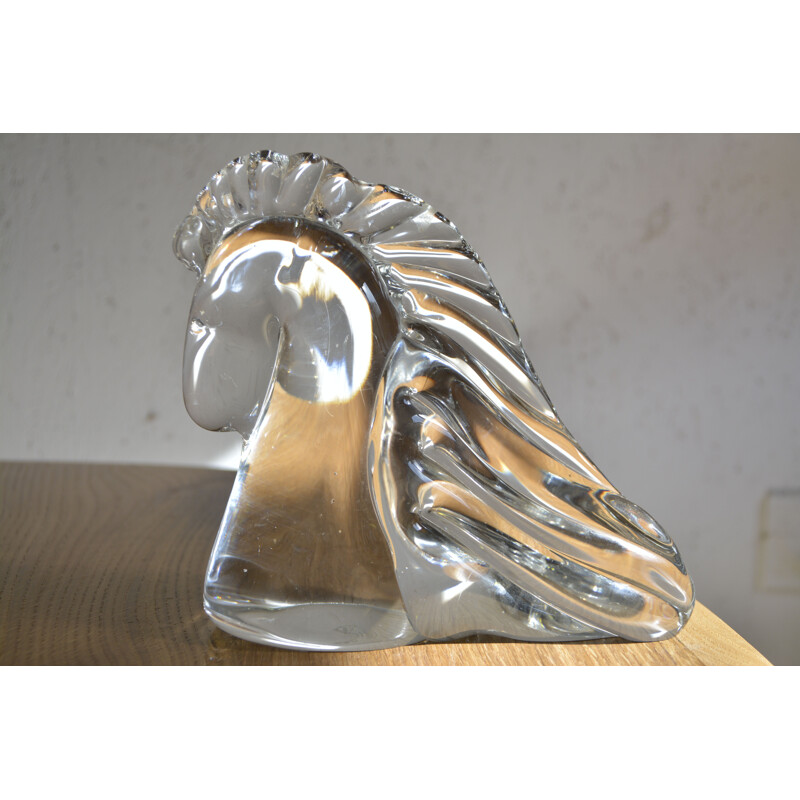 Pair of vintage zoomorphic bookends with horse heads