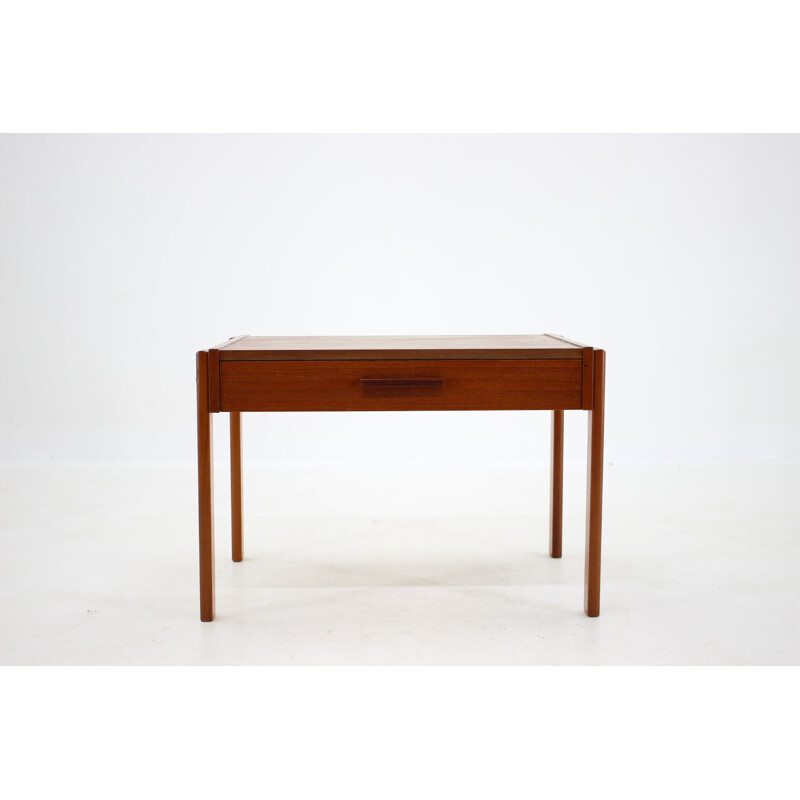 Danish vintage teak wood side table, 1960s