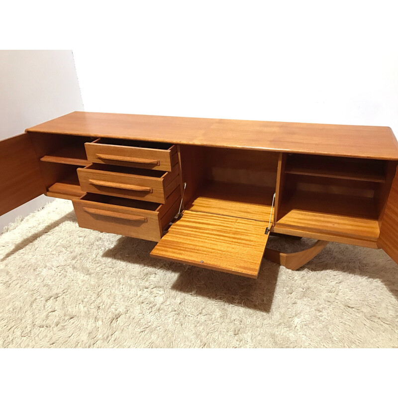 Mid-century Scottish Beithcraft sideboard in teak wood - 1960s